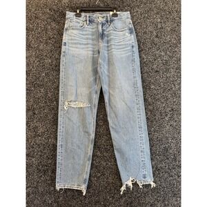 American Eagle Outfitters Light Blue Straight Leg Jeans